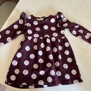 Zara Polka Dot Long Sleeve Dress